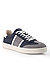 Sneaker, Leder, marine-grau - marine