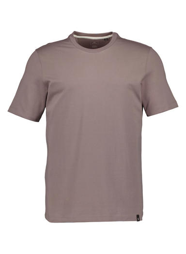 T-Shirt, Regular Fit, Baumwoll-Piqué geruchshemmend, taupe