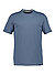 T-Shirt, Regular Fit, Baumwoll-Piqué geruchshemmend, airblue - blau