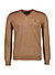 Pullover, Slim Fit, Merinowolle waschbar, hellbraun - hellbraun