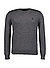 Pullover, Slim Fit, Merinowolle waschbar, grau - grau