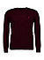 Pullover, Slim Fit, Merinowolle waschbar, weinrot - weinrot