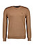 Pullover, Slim Fit, Merinowolle waschbar, hellbraun - hellbraun