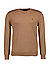 Pullover, Slim Fit, Merinowolle waschbar, hellbraun - hellbraun