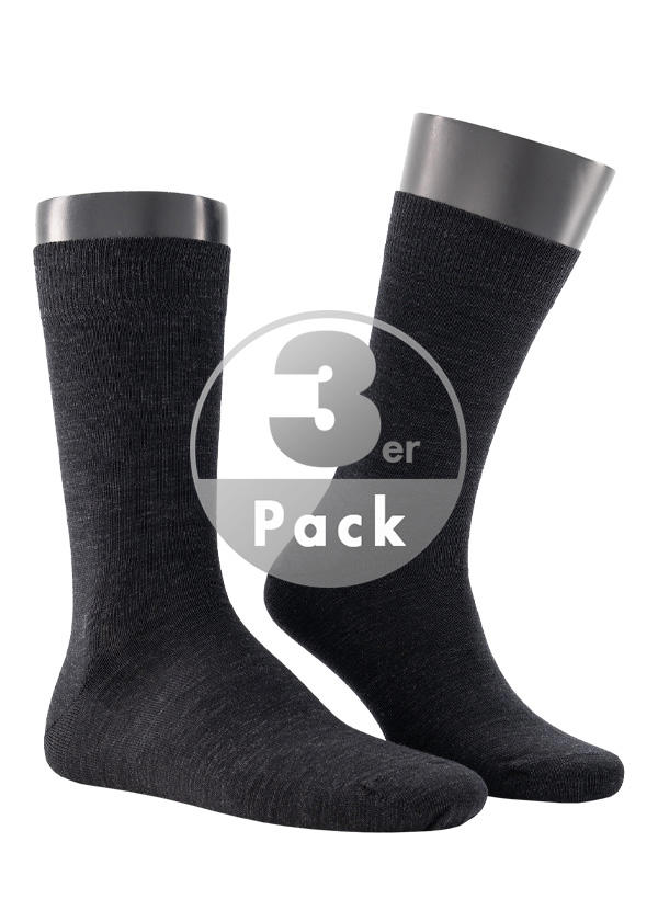 Kunert Men Wool Care Socken 3er Pack 873400/8130 Image 0