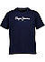 T-Shirt, Regular Fit, Baumwolle, navy - navy