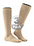 Kniestrümpfe, Baumwolle, beige meliert - beige