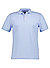 Polo-Shirt, Slim Fit, Baumwoll-Piqué, hellblau - hellblau