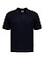 Polo-Shirt Vincono, Baumwoll-Strick, dunkelblau - dunkelblau