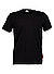 T-Shirt Caspian, Baumwolle, schwarz - schwarz