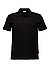 Polo-Shirt Ambros, Baumwoll-Piquè, schwarz - schwarz