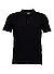 Polo-Shirt Bastianor, Strick, schwarz - schwarz