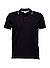 Polo-Shirt Angello, Baumwoll-Piqué, schwarz - schwarz