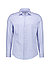 Hemd, Slim Fit, Baumwolle,  blau-weiß gestreift - blau