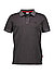 Polo-Shirt Ambrosian, Bio Baumwoll-Piquè, anthrazit - anthrazit