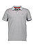 Polo-Shirt Ambrosian, Bio Baumwoll-Piquè, silber - silber