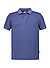 Polo-Shirt Ambrosian, Bio Baumwoll-Piquè, blau - blau