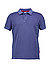 Polo-Shirt Ambrosian, Bio Baumwoll-Piquè, blau - blau