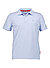 Polo-Shirt Ambrosian, Bio Baumwoll-Piquè, pastellblau - pastelblau