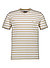 T-Shirt, Baumwolle, braun gestreift - braun-weiß