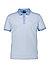 Polo-Shirt Percy, Baumwoll-Piqué, hellblau meliert - hellblau
