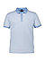 Polo-Shirt Percy, Baumwoll-Piqué, hellblau meliert - hellblau