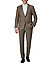 Anzug Finch-Brad, Modern Fit, Schurwolle, braun meliert - braun