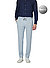 Hose Sake, Slim Fit, Jersey, pastellblau meliert - pastellblau
