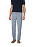 Hose Kane, Regular Fit, Leinen, hellblau meliert - hellblau
