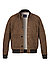 Lederblouson Lino, Ziegenvelours, braun - braun