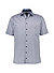 Kurzarmhemd, Modern Fit, Baumwolle, marine - marine