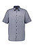 Kurzarmhemd, Comfort Fit, Baumwolle, marine - marine
