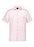 Kurzarmhemd, Modern Fit, Baumwolle, rosa meliert - rose
