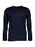 Longlsleeve, vl-Paro-L, Baumwoll-Jersey, dunkelblau - dunkelblau