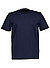 T-Shirt, Baumwolle, navy-blau gestreift - navy-blau