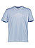 T-Shirt Dalendi, Baumwoll-Jersey, blau - blau