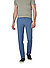 Chino Fabio, Modern Fit, Baumwolle, blau meliert - blau