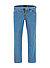 Jeans Dean, Regular Fit, Baumwol-Stretch, hellblau - marineblau