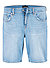 Jeansshorts, Baumwoll-Stretch, hellblau - light blue