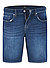 Jeansshorts, Baumwoll-Stretch, dunkelblau - dark blue