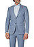 Sakko, Extra Slim Fit, Schurwoll-Stretch, hellblau meliert - hellblau