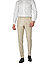 Hose, Slim Fit, Baumwoll-Leinen-Stretch, beige meliert - beige