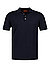 Polo-Shirt, Strick, nachtblau - nachtblau