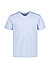 T-Shirt, Baumwolle, pastellblau - pastellblau