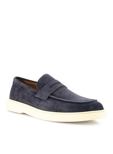 Loafer PF Bold, Veloursleder, darkblue