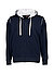 Sweatjacke, Baumwolle, dunkelblau - dunkelblau
