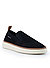 Slip Ons, 3D Mesh-Strick, schwarz - schwarz