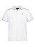 Polo-Shirt, Classic Fit, Baumwoll-Piqué, weiß - weiß