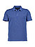 Polo-Shirt, Baumwoll-Piqué, jeansblau - jeansblau