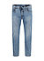 Jeans, Regular Fit, Baumwoll-Stretch, himmelblau - himmelblau